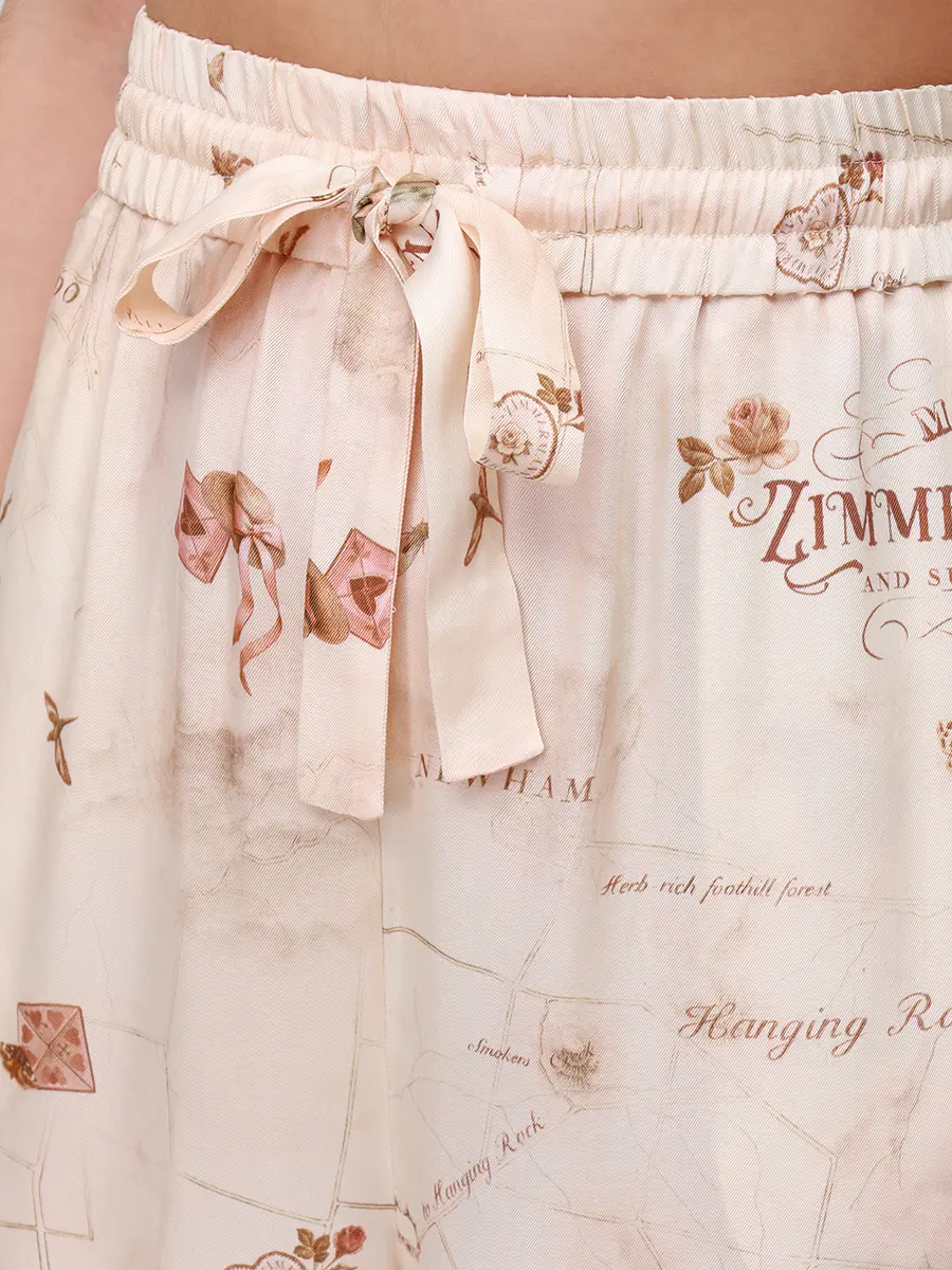 Брюки с принтом ZIMMERMANN 1111PF25R/MPR Принт  Фото 5