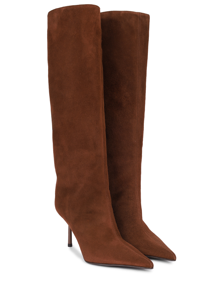 

Сапоги замшевые, Коричневый, 4236C080BLPPVEL790