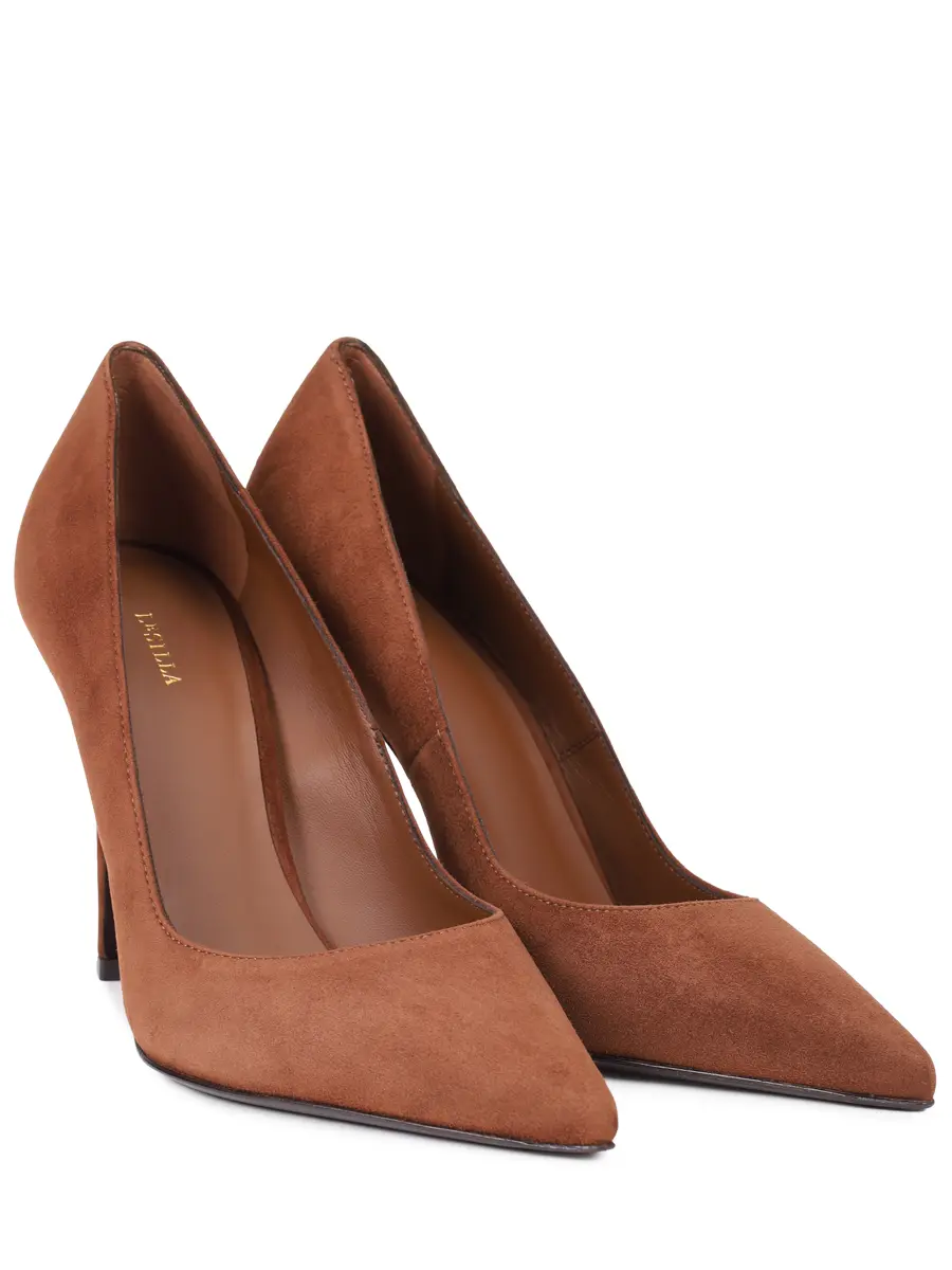 Туфли замшевые LE SILLA 2101M090R1PPVEL790 Коричневый  Фото 2