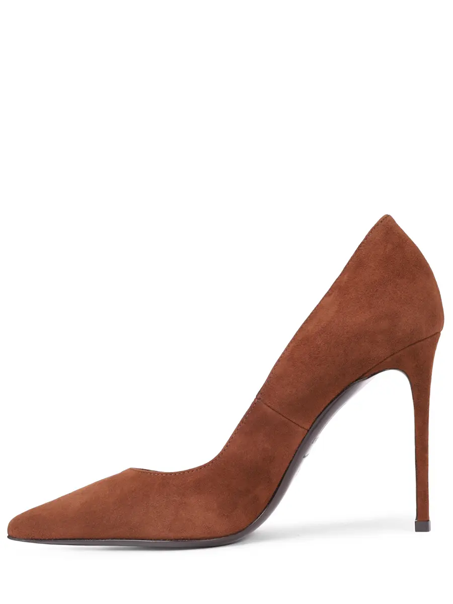 Туфли замшевые LE SILLA 2101M090R1PPVEL790 Коричневый  Фото 3