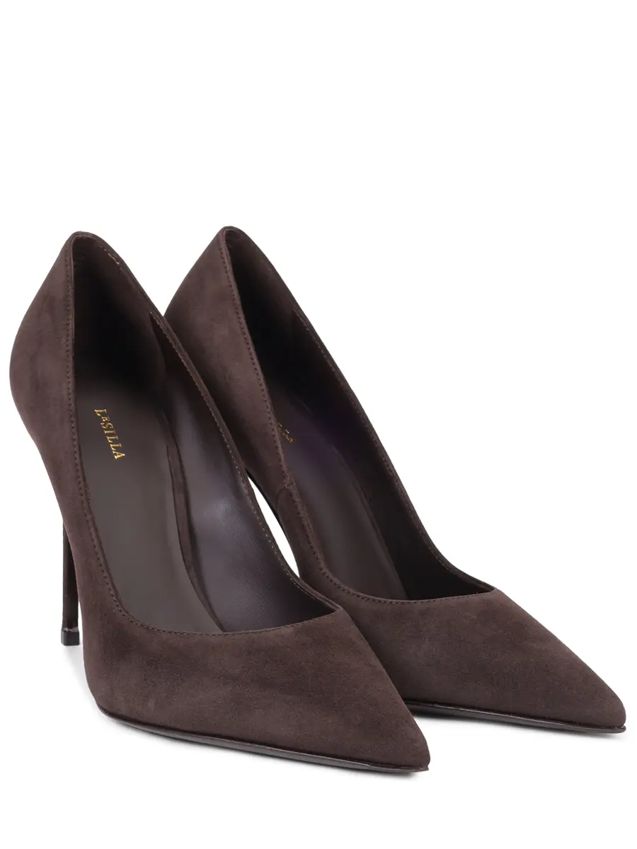 Туфли замшевые LE SILLA 2101M090R1PPVEL792 Коричневый  Фото 2