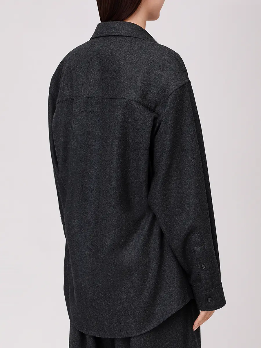 Рубашка шерстяная DARKPARK WSH04 FAW02 Серый  Фото 3