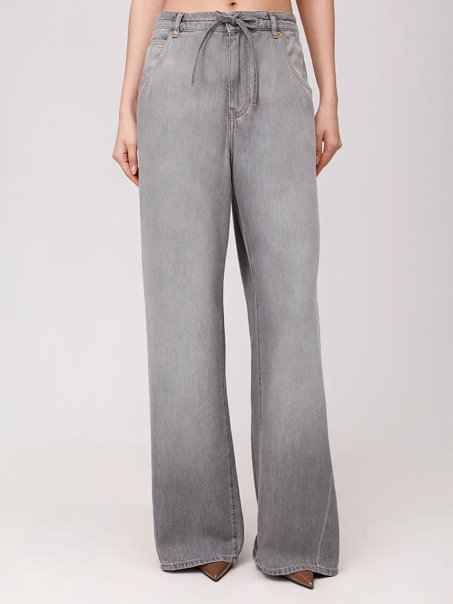 Джинсы хлопковые DARKPARK WTR37 TBW01W115 Серый  Фото 4