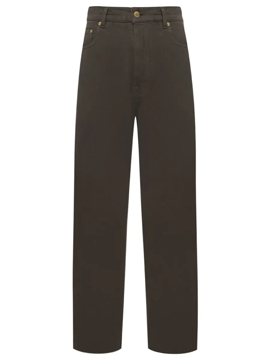 Джинсы из хлопка и лиоцелла DARKPARK WTR53 TWB03PT Коричневый 