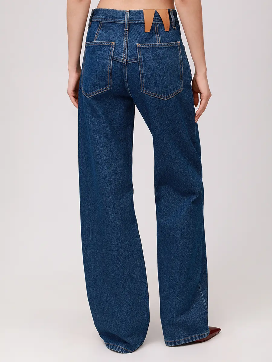 Джинсы хлопковые DARKPARK WTR66 DBL01W072 Синий  Фото 3