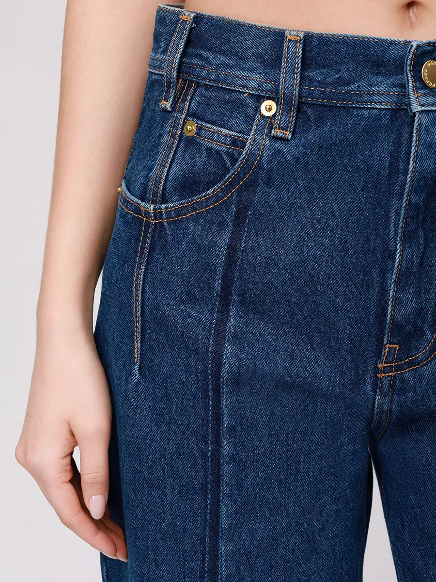 Джинсы хлопковые DARKPARK WTR66 DBL01W072 Синий  Фото 5