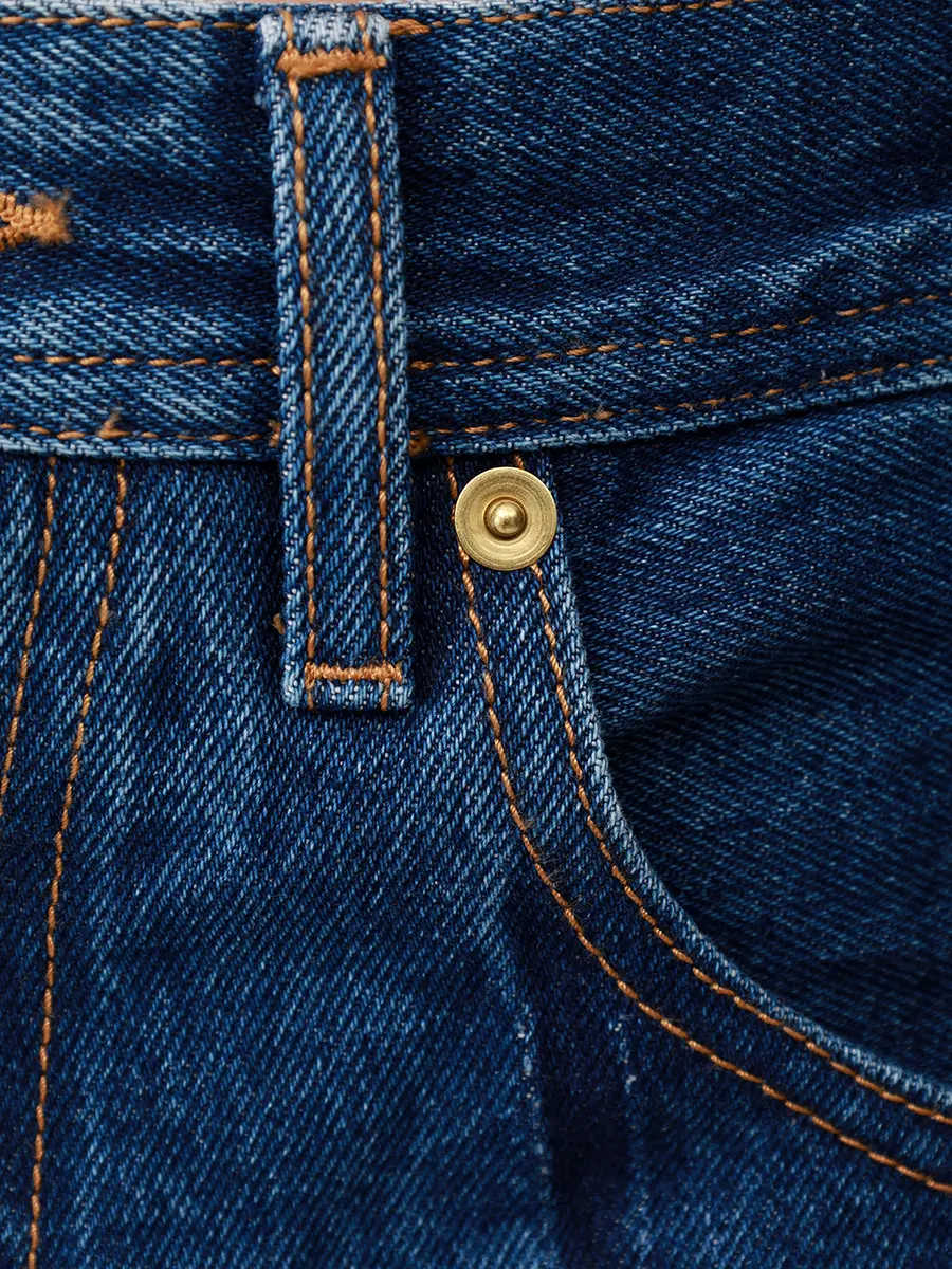 Джинсы хлопковые DARKPARK WTR66 DBL01W072 Синий  Фото 6