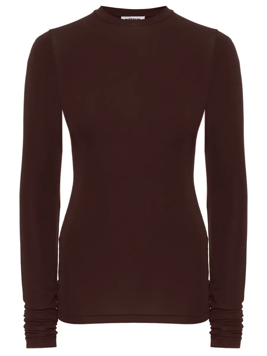 Лонгслив хлопковый DARKPARK WJE21 FAC33 Коричневый 