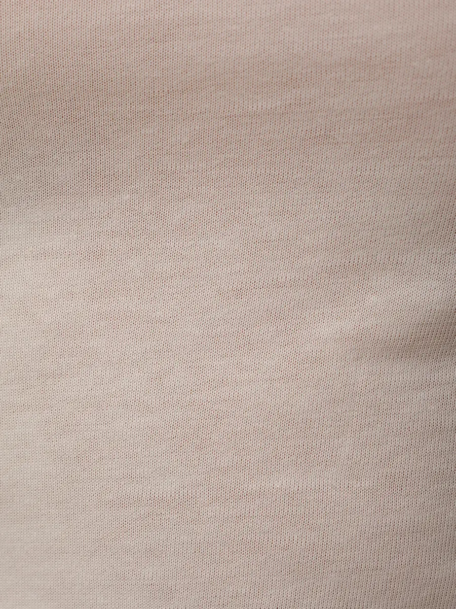 Лонгслив хлопковый DARKPARK WJE21 FAC105/0017 Кремовый  Фото 6