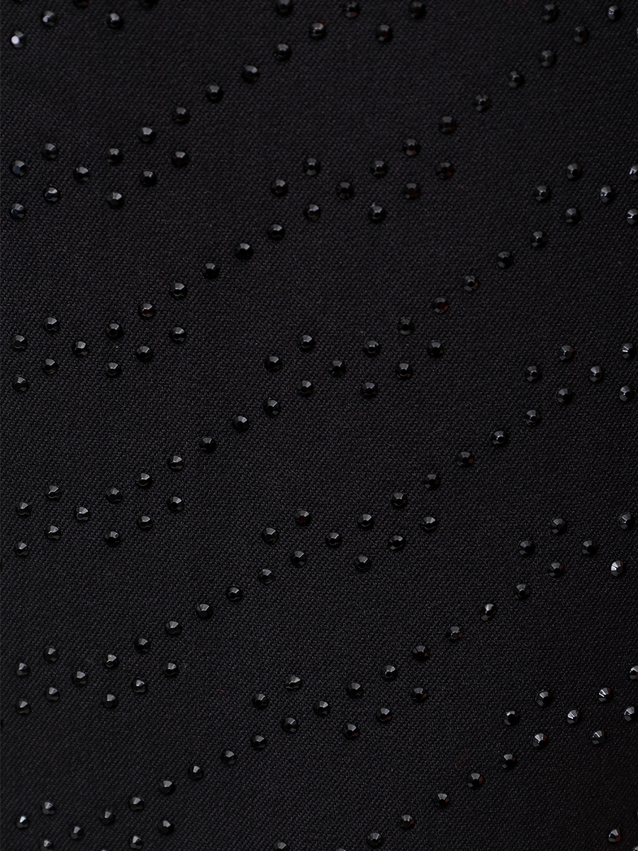 Брюки со стразами DAVID KOMA PF25DK09TR/BLACK_BLACK Черный  Фото 6