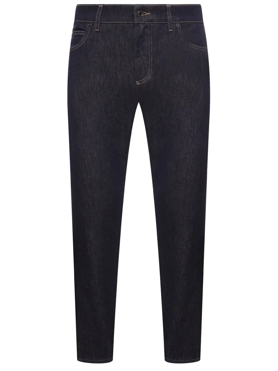 Джинсы Regular Fit хлопковые DOLCE & GABBANA GYJCCD G8NH9 S9001 Темно Синий 