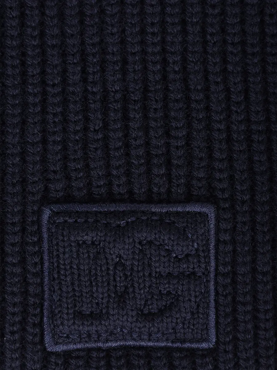 Шарф шерстяной DOLCE & GABBANA GX13KZ JDVCI B0665 Синий  Фото 3