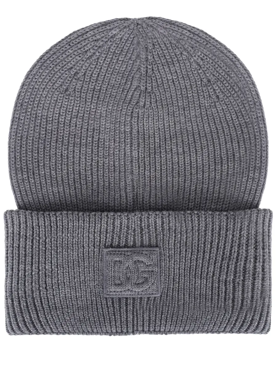 Шапка шерстяная DOLCE & GABBANA GX15KZ JDVCI S8292 Серый 