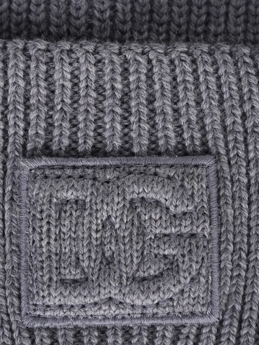 Шапка шерстяная DOLCE & GABBANA GX15KZ JDVCI S8292 Серый  Фото 3