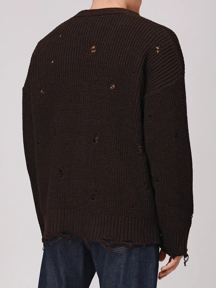 Кардиган вязаный COMME DES FUCKDOWN CFABM01759 MORO Коричневый  Фото 3