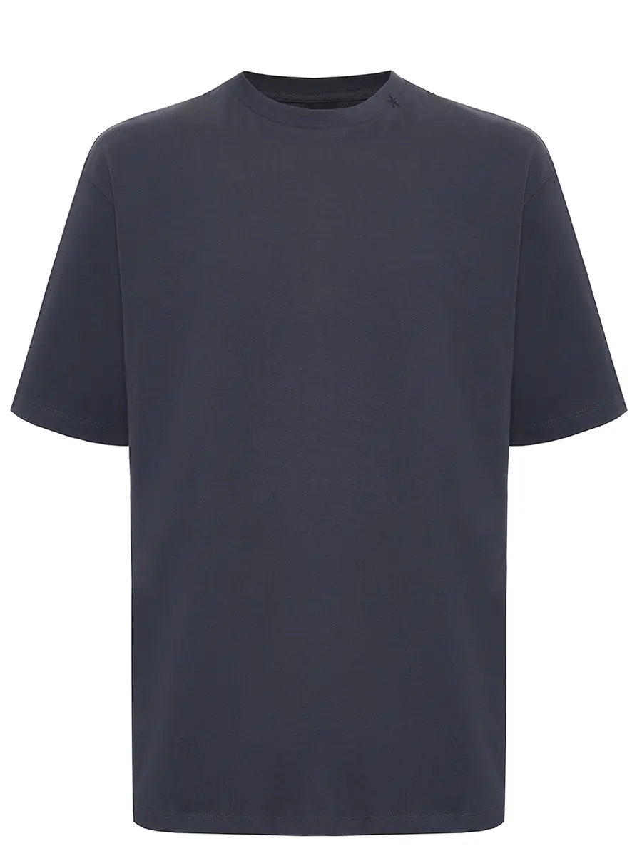 

Футболка хлопковая, Серый, CFABM01851 FERRO Темно -