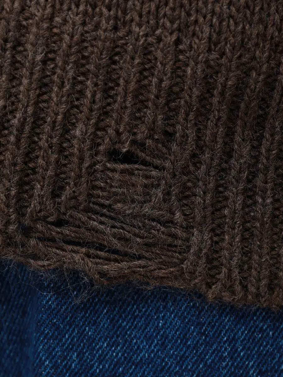 Джемпер вязаный COMME DES FUCKDOWN CFABM01755 FANGO Коричневый  Фото 6