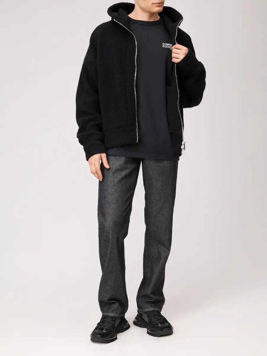 Футболка хлопковая COMME DES FUCKDOWN CFABM01742 NERO Черный  Фото 2