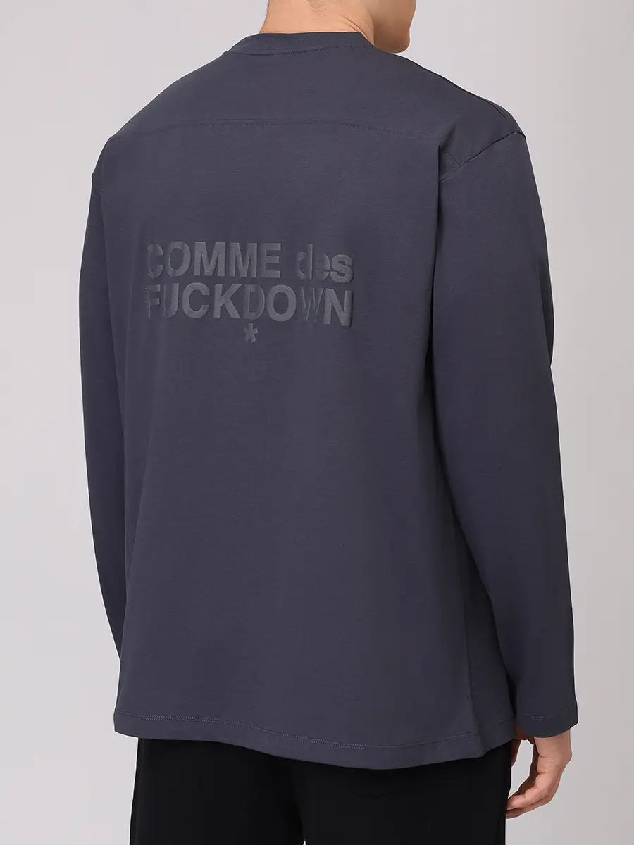 

Лонгслив хлопковый, Серый, CFABM01732 FERRO Темно -