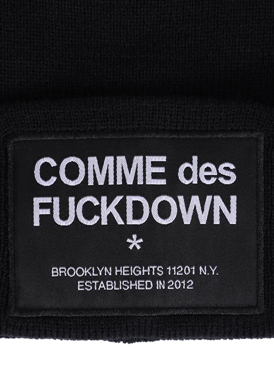 Шапка шерстяная COMME DES FUCKDOWN CFABX00240 NERO Черный  Фото 3