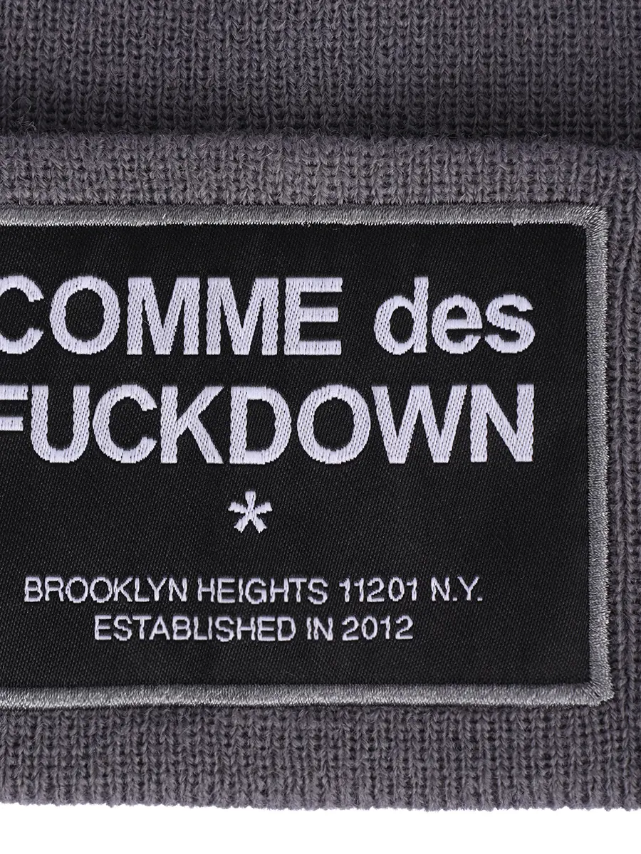 Шапка шерстяная COMME DES FUCKDOWN CFABX00240 FANGO Серый  Фото 3