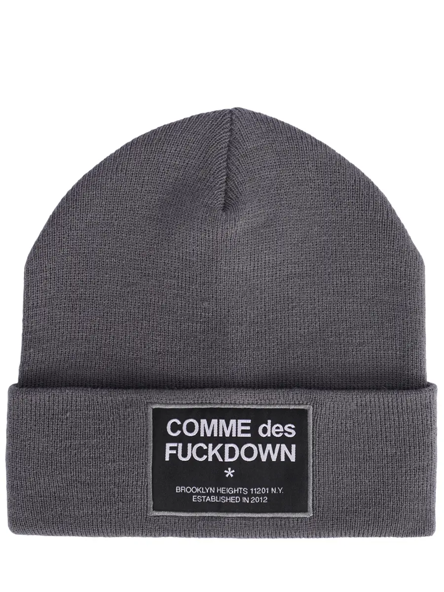 Шапка шерстяная COMME DES FUCKDOWN CFABX00240 FANGO Серый 