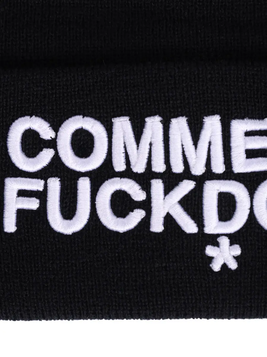Шапка шерстяная COMME DES FUCKDOWN CFABX00241 NERO Черный  Фото 3