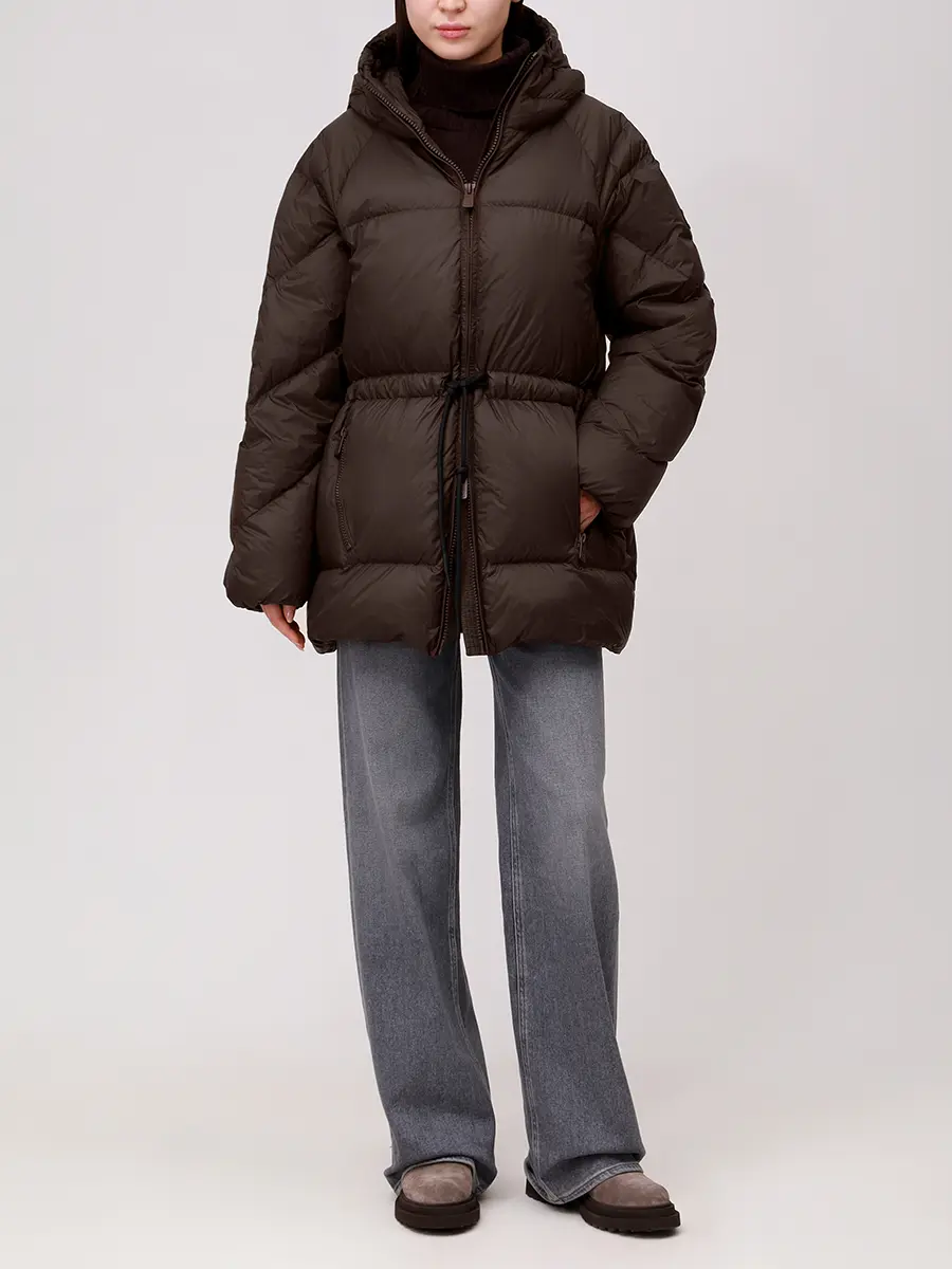 Пуховик стеганый BACON BACPIGIA566 BAC058 CHOCOLATE Коричневый  Фото 2