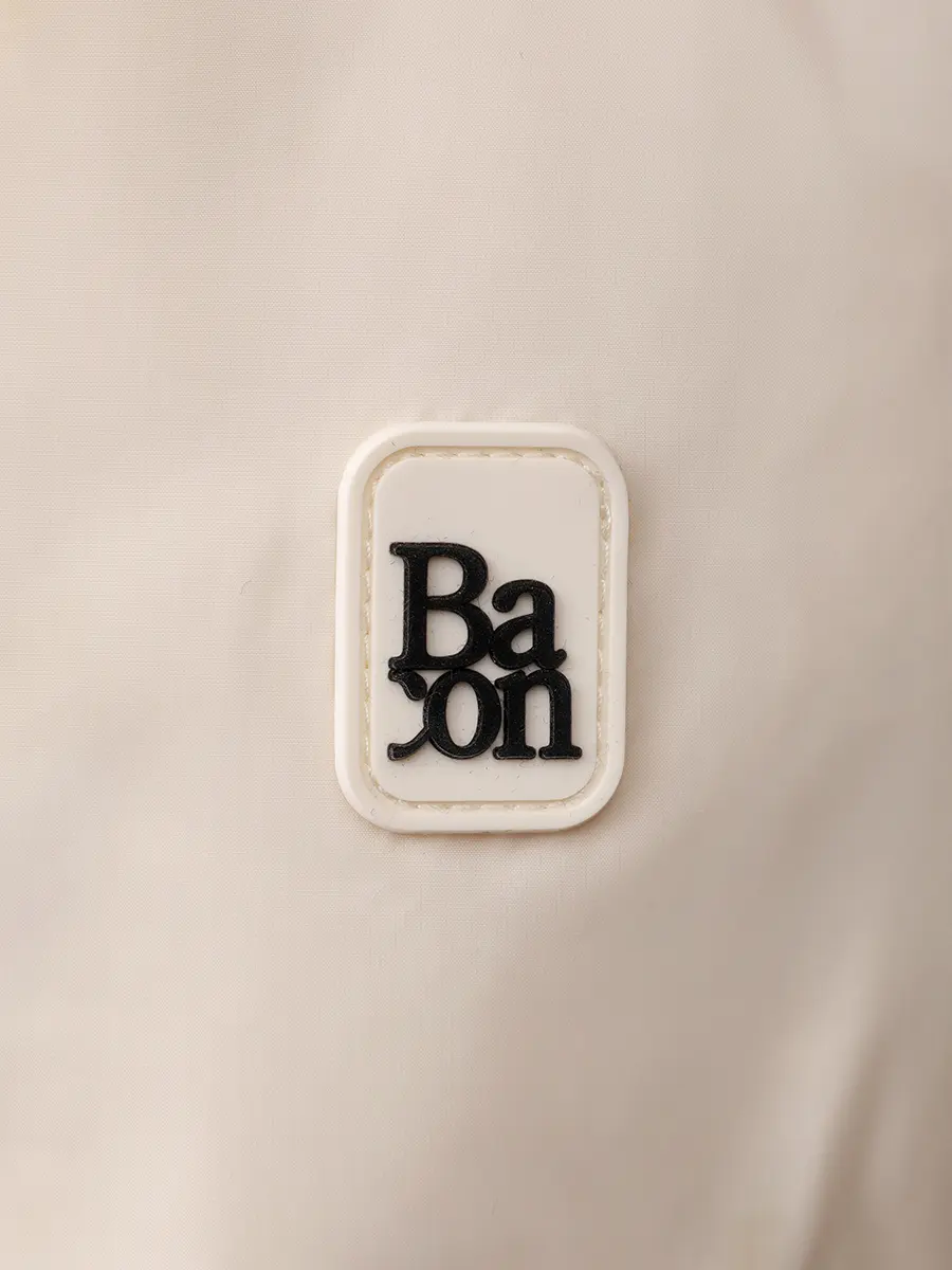 Пуховик стеганый BACON BACPIGIA566 BAC055 WHITE MILK Кремовый  Фото 6