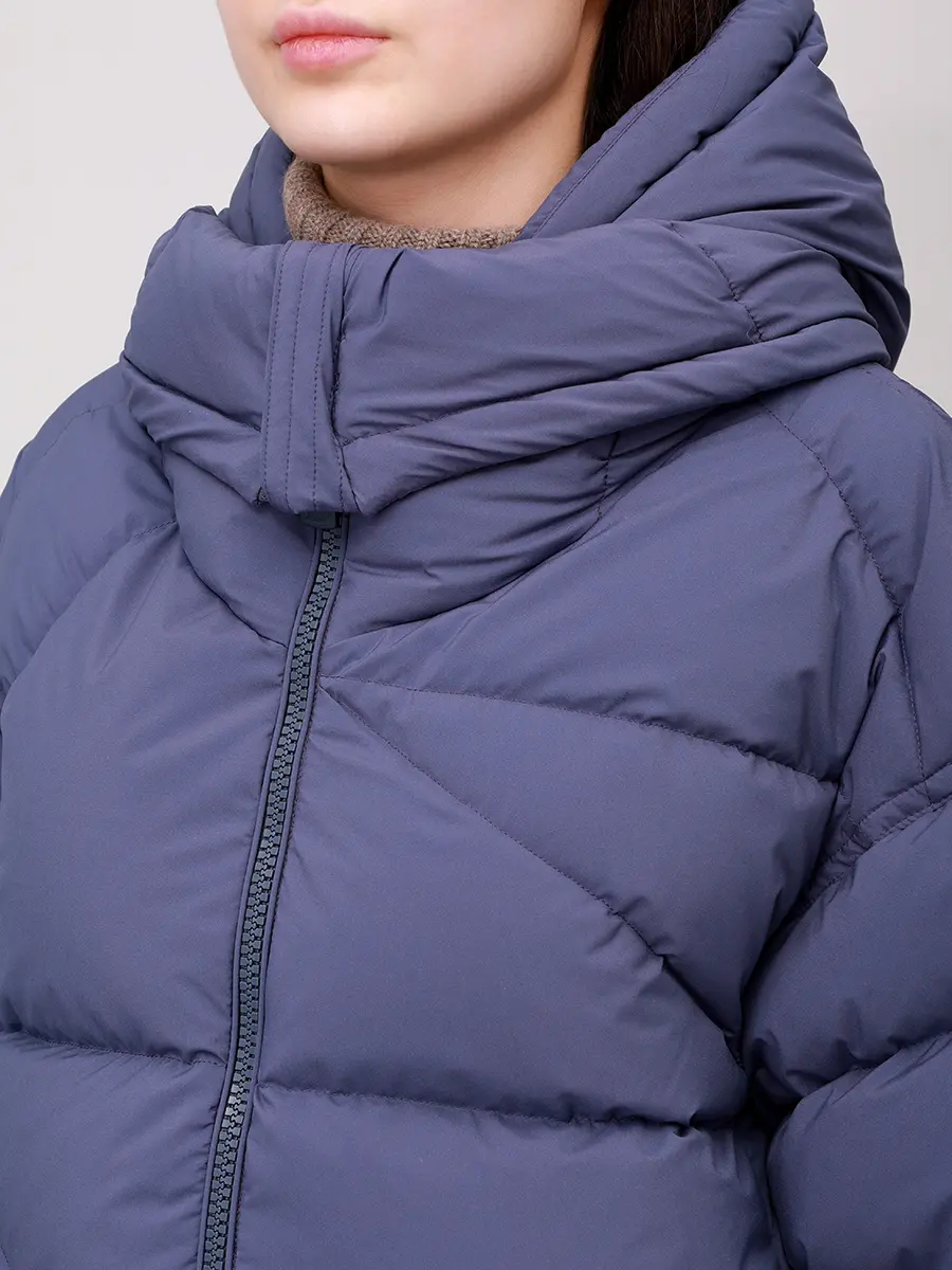 Пуховик стеганый BACON BACPIGIA598 BAC072 LAVENDER Сиреневый  Фото 5