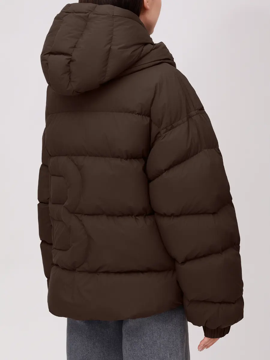 Пуховик стеганый BACON BACPIGIA598 BAC075 BORDEAUX Бордовый  Фото 3