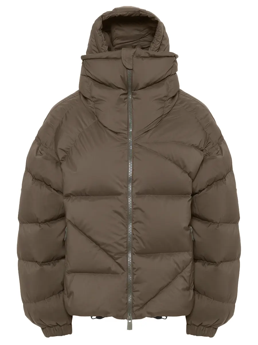 

Пуховик стеганый, Хаки, BACPIGIA598 BAC086 DARK OLIVE