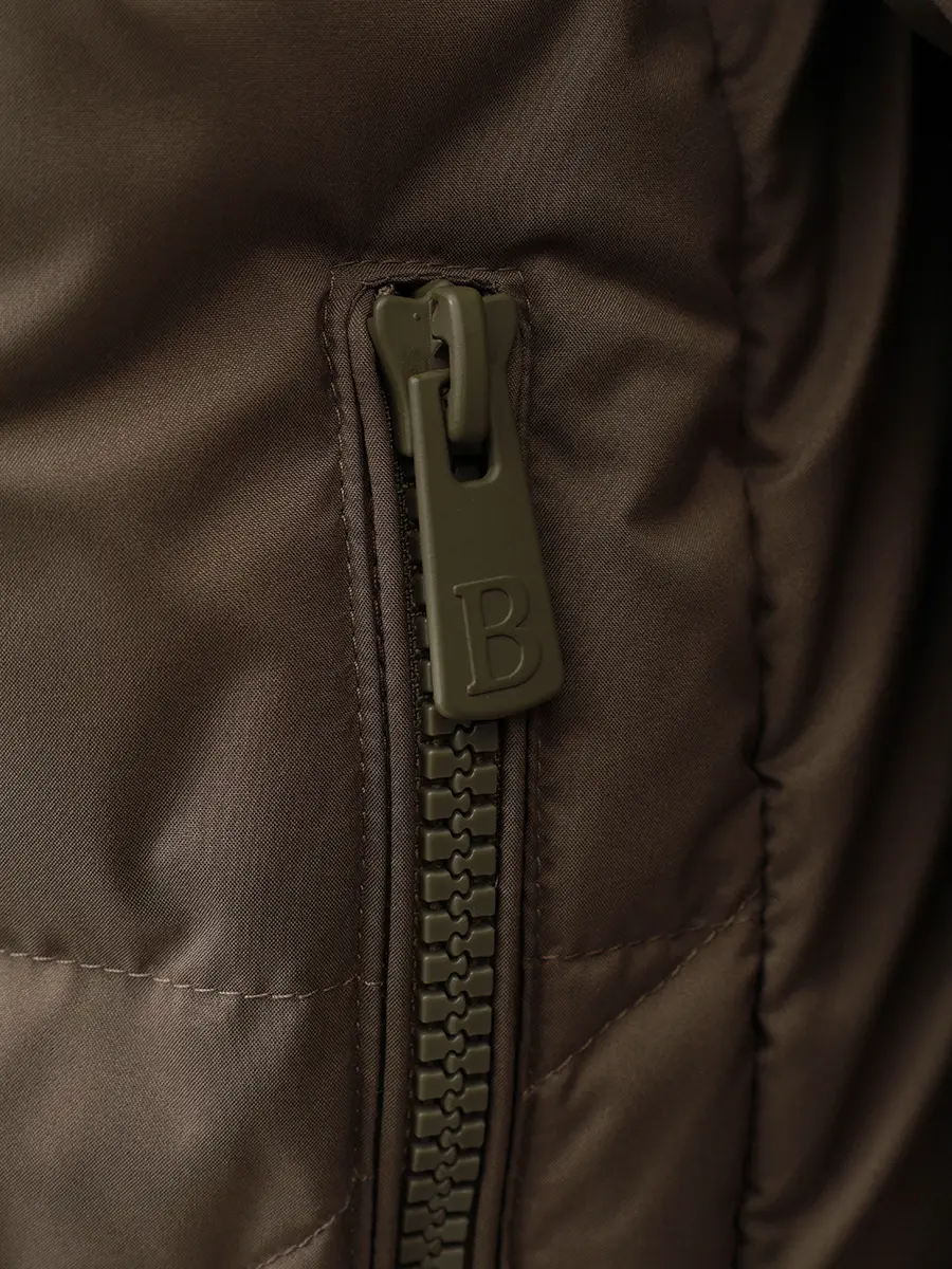 Пуховик стеганый BACON BACPIGIA598 BAC086 DARK OLIVE Хаки  Фото 6