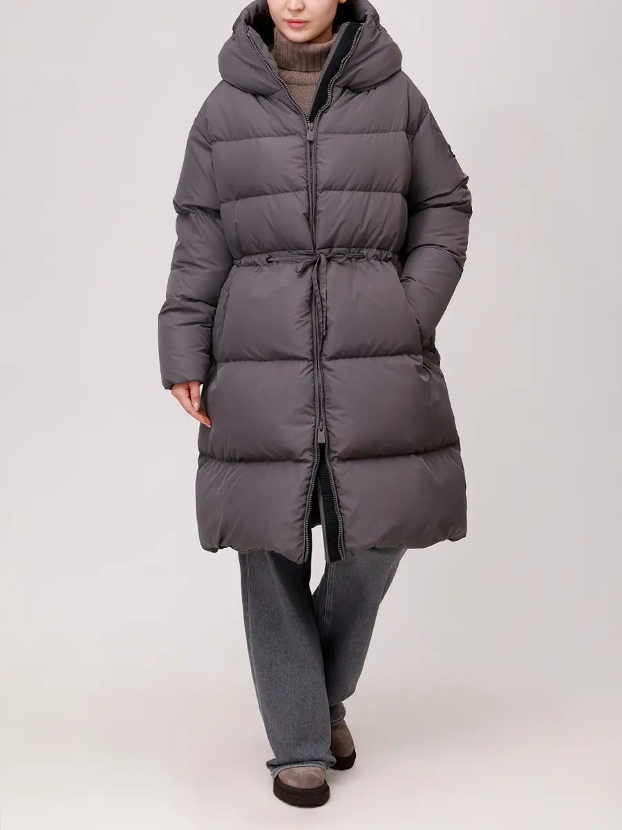 Пуховик стеганый BACON BACPIGIA600 BAC078 DARK GREY Темно - Серый  Фото 2