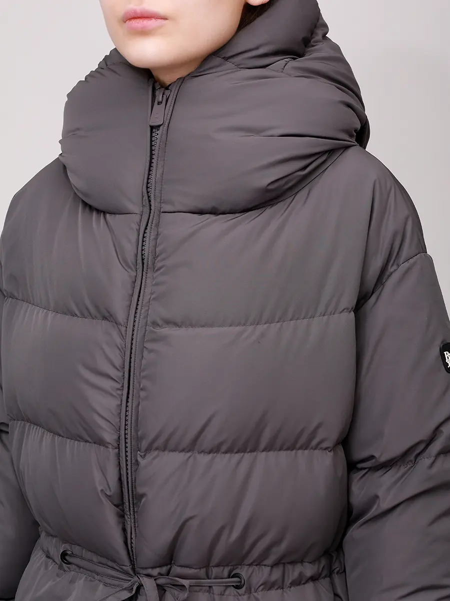 Пуховик стеганый BACON BACPIGIA600 BAC078 DARK GREY Темно - Серый  Фото 5