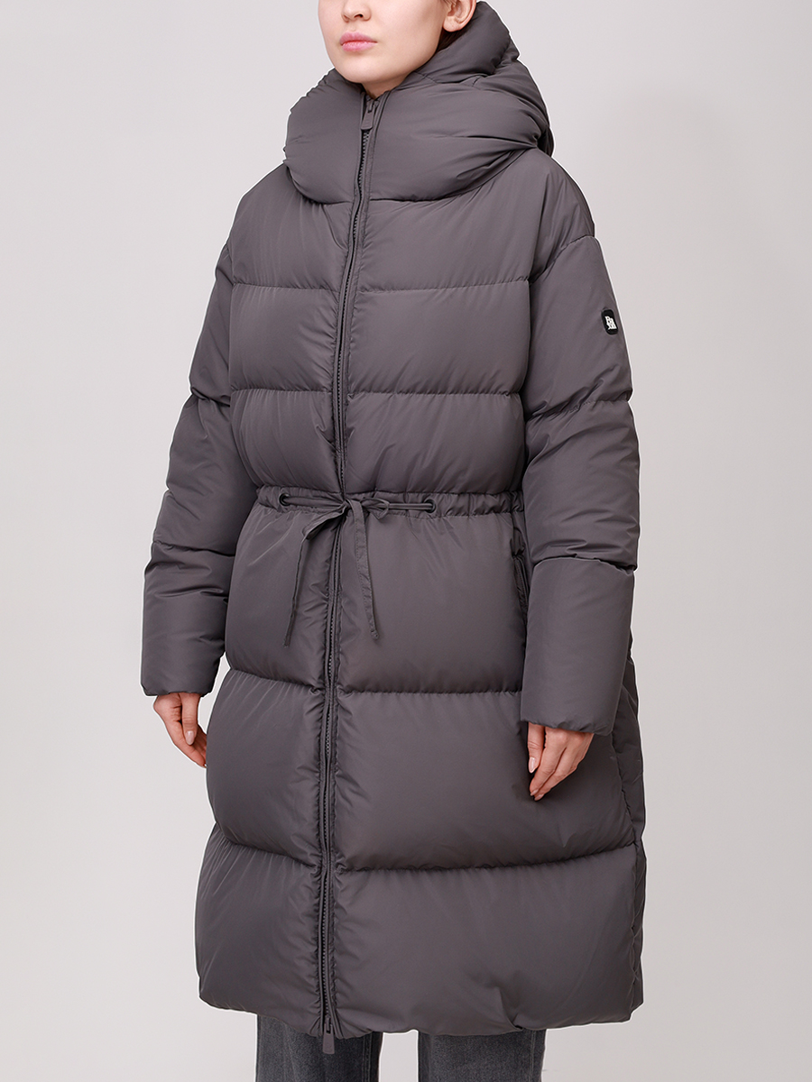 Пуховик стеганый BACON BACPIGIA600 BAC078 DARK GREY Темно - Серый  Фото 4