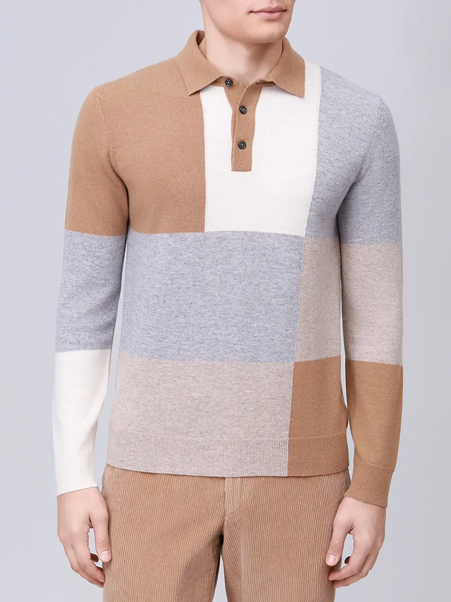 Поло хлопковое RADI PERUGIA 7055-813 6051 Бежевый  Фото 4