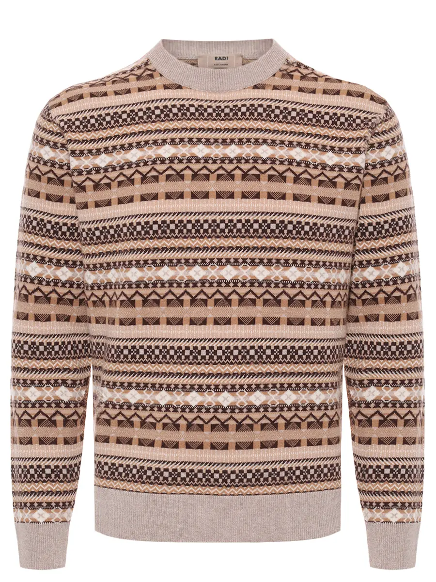 

Джемпер шерстяной, Коричневый, 7030-808 6000