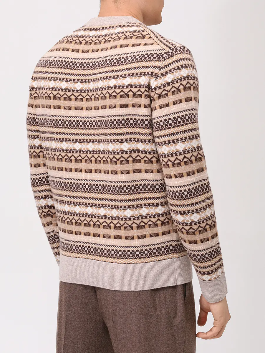 Джемпер шерстяной RADI PERUGIA 7030-808 6000 Коричневый  Фото 3