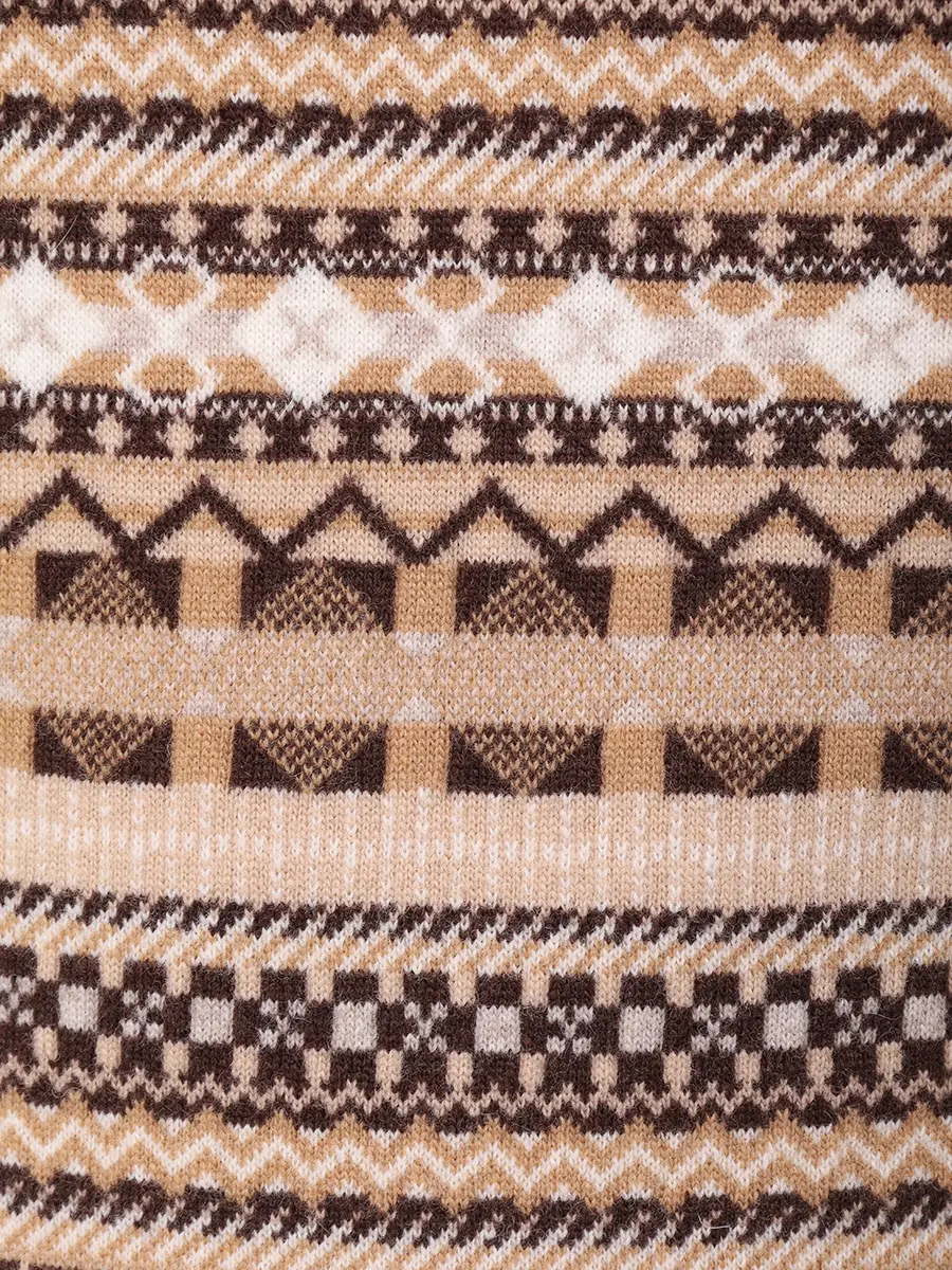 Джемпер шерстяной RADI PERUGIA 7030-808 6000 Коричневый  Фото 6