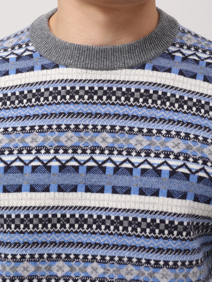 Джемпер шерстяной RADI PERUGIA 7030-808 6003 Принт  Фото 5