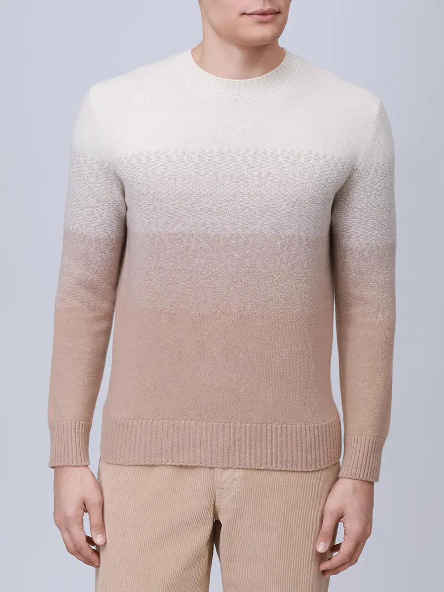 Джемпер шерстяной RADI PERUGIA 7033-809 6010 Бежевый  Фото 4