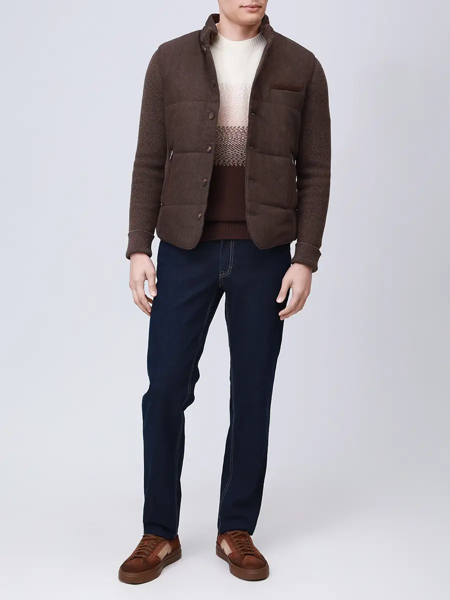 Джемпер шерстяной RADI PERUGIA 7033-809 6012 Коричневый  Фото 2