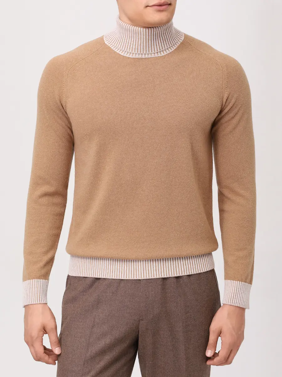 Водолазка шерстяная RADI PERUGIA 6101-706 5042 Бежевый  Фото 4