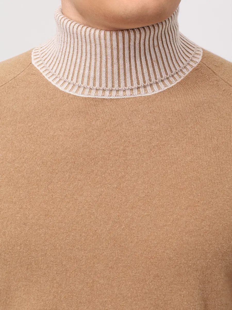 Водолазка шерстяная RADI PERUGIA 6101-706 5042 Бежевый  Фото 5