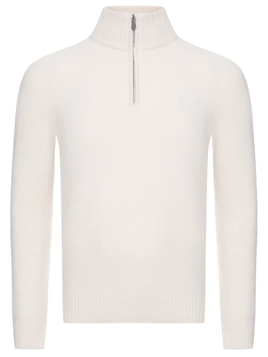 Джемпер из шерсти и хлопка RADI PERUGIA 7001-800 125 Белый 