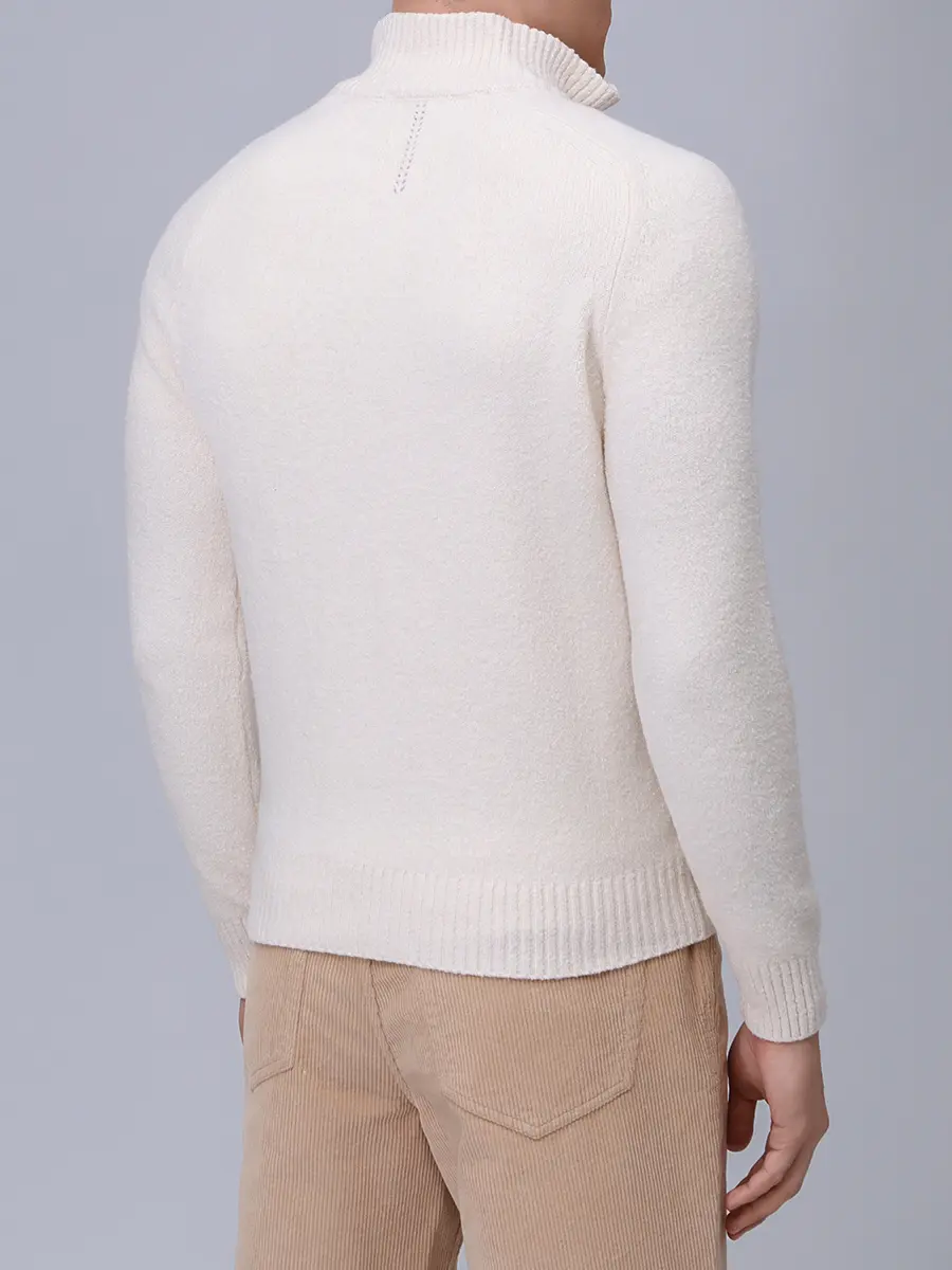 Джемпер из шерсти и хлопка RADI PERUGIA 7001-800 125 Белый  Фото 3