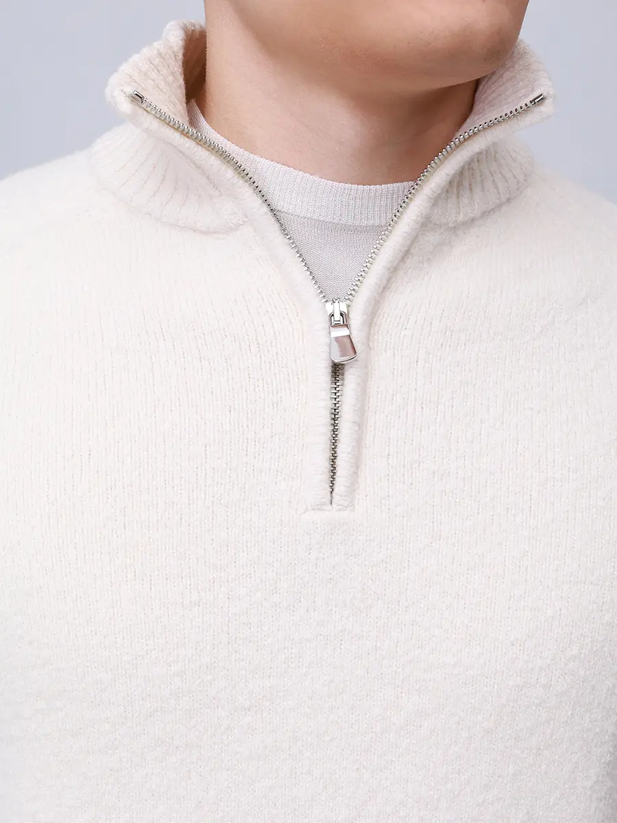 Джемпер из шерсти и хлопка RADI PERUGIA 7001-800 125 Белый  Фото 5