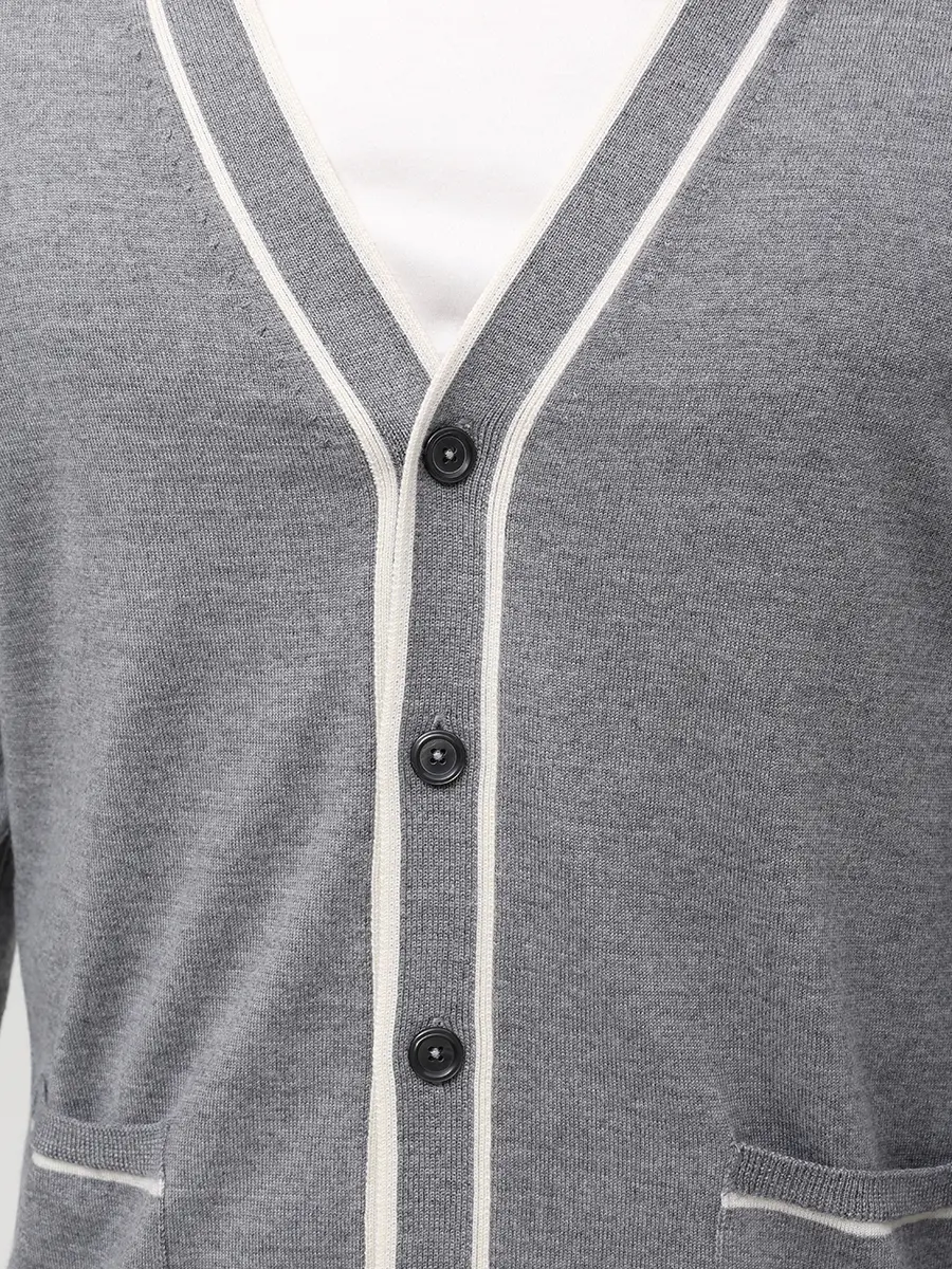 Кардиган шерстяной RADI PERUGIA 6016-702 5033 Серый  Фото 5