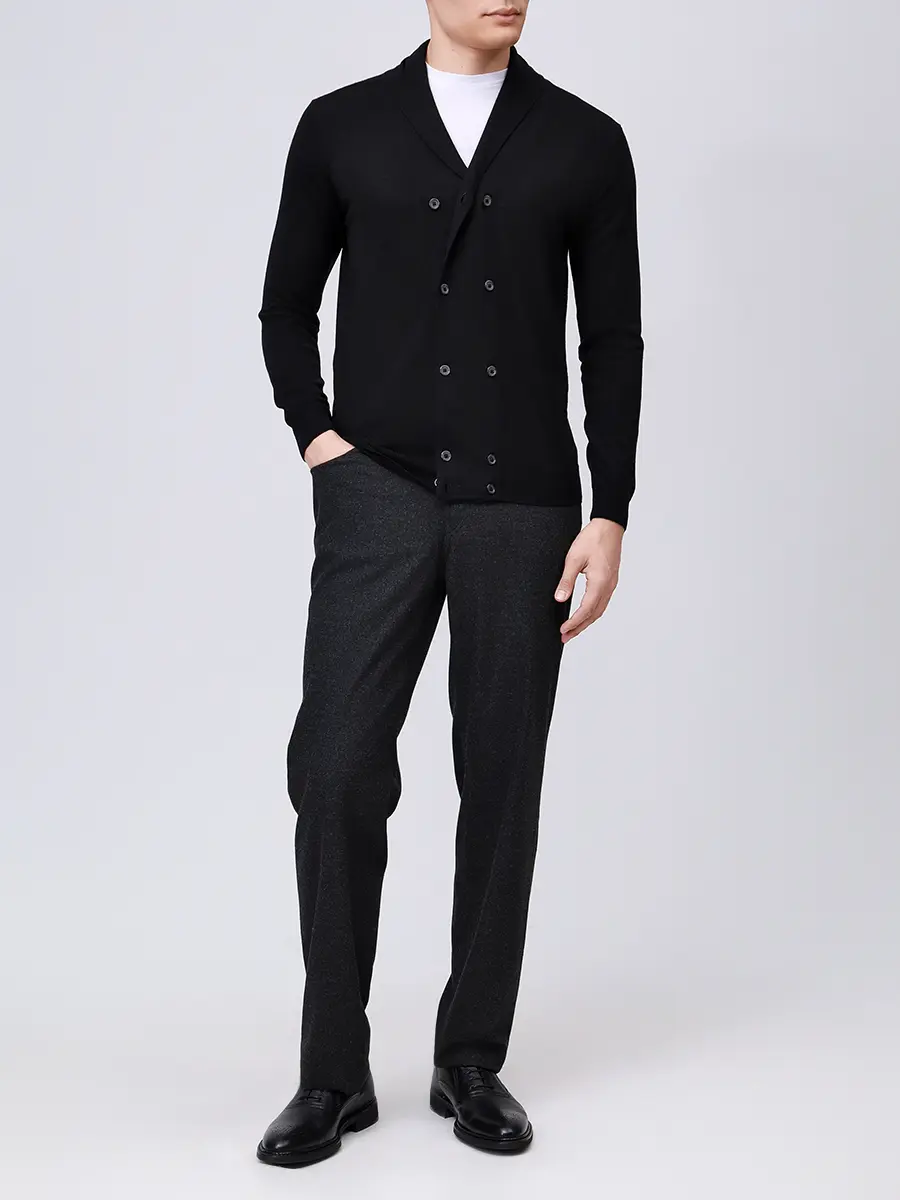 Кардиган шерстяной RADI PERUGIA 6684-719 900 Черный  Фото 2